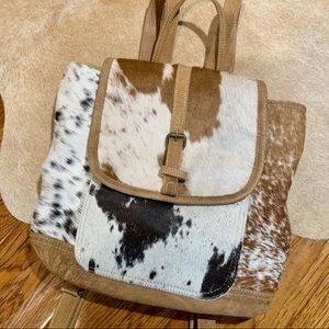 Cowhide Backpack